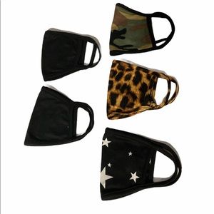 Assorted 5-Pack Adult Face Masks